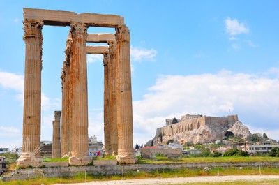 Temple of Olympian Zeus and Acropolis