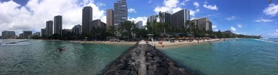 Waikiki Beach Skyline