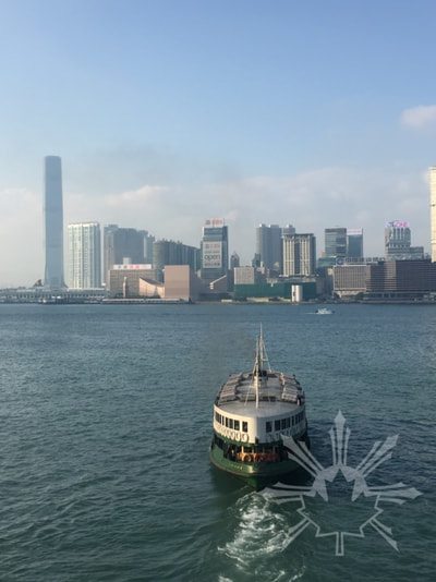 Star Ferry crossing to Kowloon