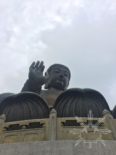 Tian Tan Buddha close up